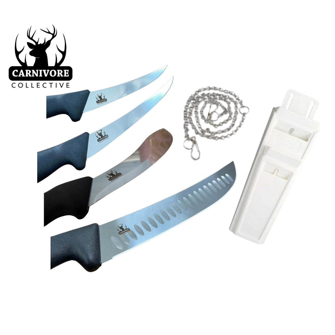 Carnivore Collective Quad Knife Butcher Set